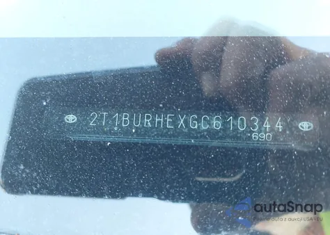 2016 Toyota Corolla S Plus from USA, damaged, VIN 2T1BURHEXGC610344